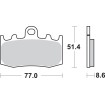 Plăcuțe de frână SBS 796HS SBS 796HS Plăcuțe de frână SBS 796HS SBS 796HS thumb