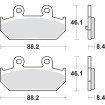 Plăcuțe de frână SBS 182MS SBS 182MS Plăcuțe de frână SBS 182MS SBS 182MS thumb