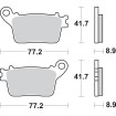 Plăcuțe de frână SBS 834LS SBS 834LS Plăcuțe de frână SBS 834LS SBS 834LS thumb