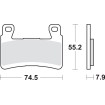Plăcuță de frână SBS 894HS SBS 894HS Plăcuță de frână SBS 894HS SBS 894HS thumb