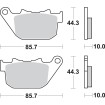 Plăcuță de frână SBS 808HLS SBS 808H.LS Plăcuță de frână SBS 808HLS SBS 808H.LS thumb