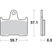 Plăcuță de frână SBS 715LS SBS 715LS Plăcuță de frână SBS 715LS SBS 715LS thumb