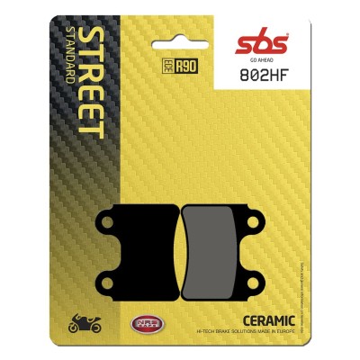 Plăcuță de frână ceramică hi-tech street SBS 802HF Plăcuță de frână ceramică hi-tech street SBS 802HF