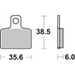 Plăcuță de frână ceramică hi-tech street SBS 803HF Plăcuță de frână ceramică hi-tech street SBS 803HF thumb