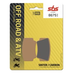 Plăcuță de frână sinter carbon offroad SBS 867SI Plăcuță de frână sinter carbon offroad SBS 867SI