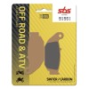 Plăcuță de frână sinter carbon hi-tech offroad SBS 915SI