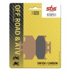 Plăcuțe de frână sinter carbon hi-tech offroad SBS 632SI