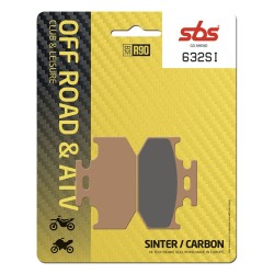 Plăcuțe de frână sinter carbon hi-tech offroad SBS 632SI Plăcuțe de frână sinter carbon hi-tech offroad SBS 632SI