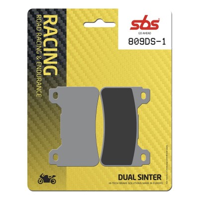 Plăcuțe de frână Dual Sinter Road Racing Dynamic Racing Concept Hi-Tech SBS 809DS-1 Plăcuțe de frână Dual Sinter Road Racing Dynamic Racing Concept Hi-Tech SBS 809DS-1