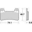Plăcuțe de frână Dual Sinter Road Racing Dynamic Racing Concept Hi-Tech SBS 809DS-1 Plăcuțe de frână Dual Sinter Road Racing Dynamic Racing Concept Hi-Tech SBS 809DS-1 thumb