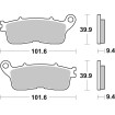 Plăcuță de frână sinter hi-tech street SBS 892LS Plăcuță de frână sinter hi-tech street SBS 892LS thumb