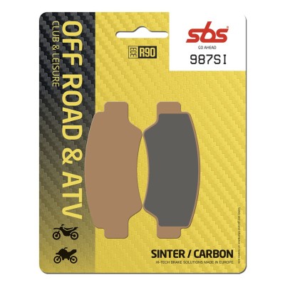 Plăcuțe de frână sinter carbon offroad hi-tech SBS 987SI Plăcuțe de frână sinter carbon offroad hi-tech SBS 987SI