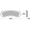 Plăcuță de frână Sinter Hi-Tech Street SBS 952HS Plăcuță de frână Sinter Hi-Tech Street SBS 952HS thumb