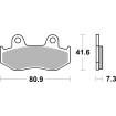 Plăcuțe de frână Sinter Hi-Tech SBS 104MS Plăcuțe de frână Sinter Hi-Tech SBS 104MS thumb