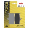Plăcuțe de frână dual sinter road racing dynamic racing concept hi-tech SBS 631DS-1