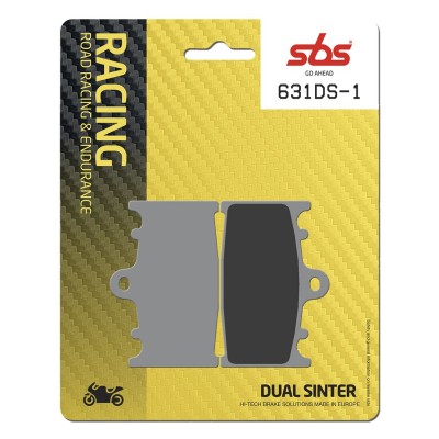 Plăcuțe de frână dual sinter road racing dynamic racing concept hi-tech SBS 631DS-1 Plăcuțe de frână dual sinter road racing dynamic racing concept hi-tech SBS 631DS-1