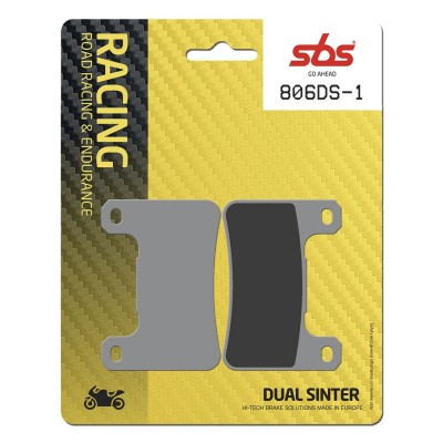 Plăcuțe de frână Dual Sinter Road Racing Dynamic Racing Concept Hi-Tech SBS 806DS-1 Plăcuțe de frână Dual Sinter Road Racing Dynamic Racing Concept Hi-Tech SBS 806DS-1