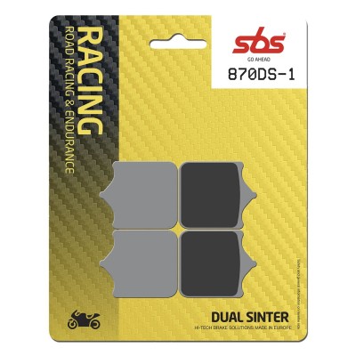 Plăcuțe de frână Dual Sinter Road Racing Dynamic Racing Concept Hi-Tech SBS 870DS-1 Plăcuțe de frână Dual Sinter Road Racing Dynamic Racing Concept Hi-Tech SBS 870DS-1