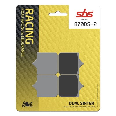 Plăcuțe de frână Dual Sinter Road Racing Dynamic Racing Concept Hi-Tech SBS 870DS-2 Plăcuțe de frână Dual Sinter Road Racing Dynamic Racing Concept Hi-Tech SBS 870DS-2