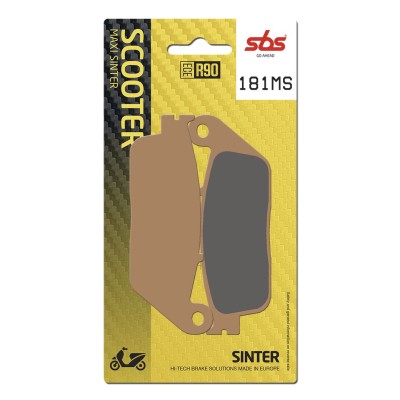 Plăcuțe de frână Sinter Scooter Hi-Tech SBS 181MS Plăcuțe de frână Sinter Scooter Hi-Tech SBS 181MS