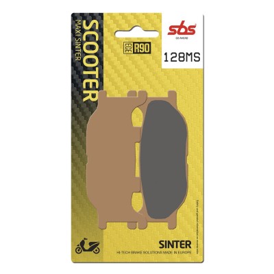 Plăcuțe de frână Sinter Scooter Hi-Tech SBS 128MS Plăcuțe de frână Sinter Scooter Hi-Tech SBS 128MS