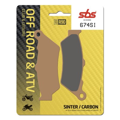 Plăcuțe de frână sinter carbon offroad hi-tech SBS 674SI Plăcuțe de frână sinter carbon offroad hi-tech SBS 674SI