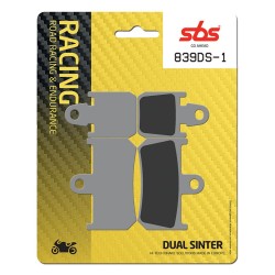 Plăcuță de frână dual sinter dynamic racing concept SBS 839DS-1 Plăcuță de frână dual sinter dynamic racing concept SBS 839DS-1