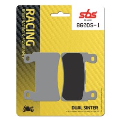Plăcuță de frână dual sinter dynamic racing concept SBS 860DS-1