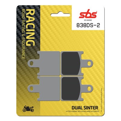 Plăcuță de frână dual sinter dynamic racing concept SBS 838DS-2