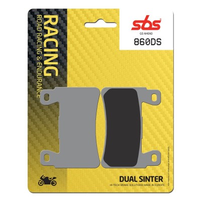 Plăcuță de frână dual sinter dynamic racing concept SBS 860DS-2