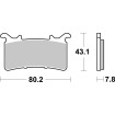 Plăcuță de frână dual sinter dynamic racing concept SBS 985DS-2 Plăcuță de frână dual sinter dynamic racing concept SBS 985DS-2 thumb