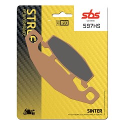 Plăcuță de frână HS Sinter Street SBS 597HS Plăcuță de frână HS Sinter Street SBS 597HS