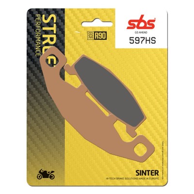 Plăcuță de frână HS Sinter Street SBS 597HS Plăcuță de frână HS Sinter Street SBS 597HS
