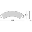 Plăcuță de frână sinter offroad SBS 977RSI Plăcuță de frână sinter offroad SBS 977RSI thumb