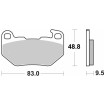 Plăcuță de frână SINTER LS SBS 993H.LS Plăcuță de frână SINTER LS SBS 993H.LS thumb