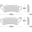 Plăcuță de frână SBS 735HS SBS 735HS Plăcuță de frână SBS 735HS SBS 735HS thumb