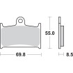 Plăcuță de frână SBS 624HS SBS 624HS Plăcuță de frână SBS 624HS SBS 624HS thumb