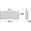 Plăcuță de frână SBS 778HS SBS 778HS Plăcuță de frână SBS 778HS SBS 778HS thumb