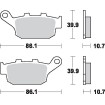 Plăcuță de frână SBS 614LS SBS 614LS Plăcuță de frână SBS 614LS SBS 614LS thumb