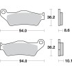 Plăcuță de frână SBS 742LS SBS 742LS Plăcuță de frână SBS 742LS SBS 742LS thumb