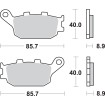 Plăcuță de frână SBS 657HF SBS 657HF Plăcuță de frână SBS 657HF SBS 657HF thumb