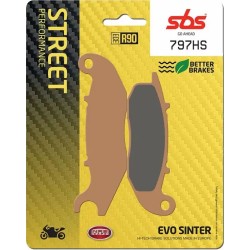 Plăcuță de frână HS sinterizată pentru stradă SBS 797HS