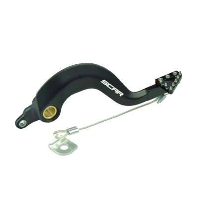 Pedală de frână YZ125/250 BK SCAR RBP101BK