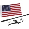 Suport pliabil pentru steag pentru portbagaj dreapta negru CAN-AM RT/F3 SHOW CHROME 41-203RBK