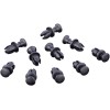 Nituri din plastic reutilizabile SHOW CHROME 3-104
