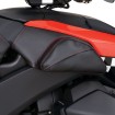 Geantă laterală dublă pentru rezervor - Ballistic cu cusătură roșie - Ryker SHOW CHROME H40-401CRED thumb
