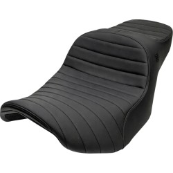 Șa CHARIOT neagră cusătură clasică vinil logo negru SLYFOX 4729A Șa CHARIOT neagră cusătură clasică vinil logo negru SLYFOX 4729A