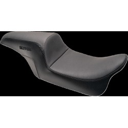Șa SlyFox vinil negru neted cu CF negru SF Dyna 06-17 SLYFOX SLYFOX4682A
