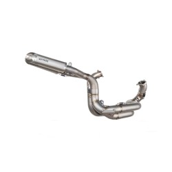 Sistem de evacuare complet sub șa dreptunghiular titanium SPARK EXHAUST GDU8836T Sistem de evacuare complet sub șa dreptunghiular titanium SPARK EXHAUST GDU8836T