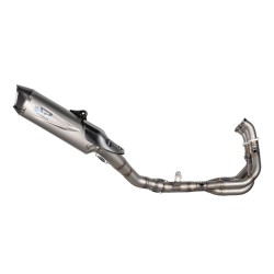 Sistem complet de evacuare Force Evo cu amortizor de zgomot titanium SPARK EXHAUST GYA8801T Sistem complet de evacuare Force Evo cu amortizor de zgomot titanium SPARK EXHAUST GYA8801T